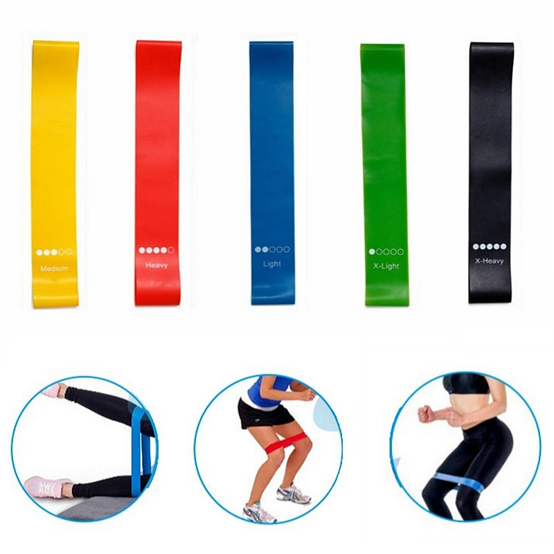 Yoga Resistance Rubber Bands Fitness Equipment Pilates Sport Training Workout Elastic Bands