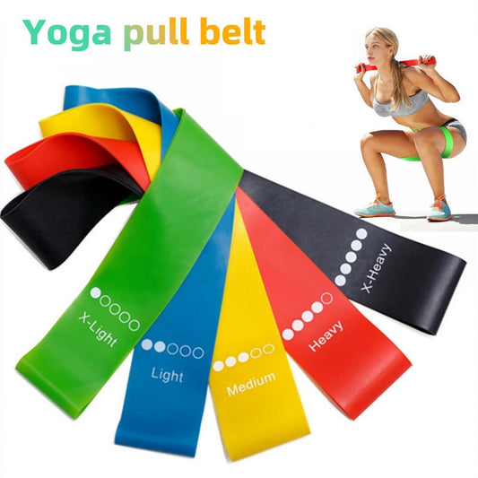 Yoga Resistance Rubber Bands Fitness Equipment Pilates Sport Training Workout Elastic Bands